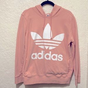 Medium Adidas light pink hoodie
